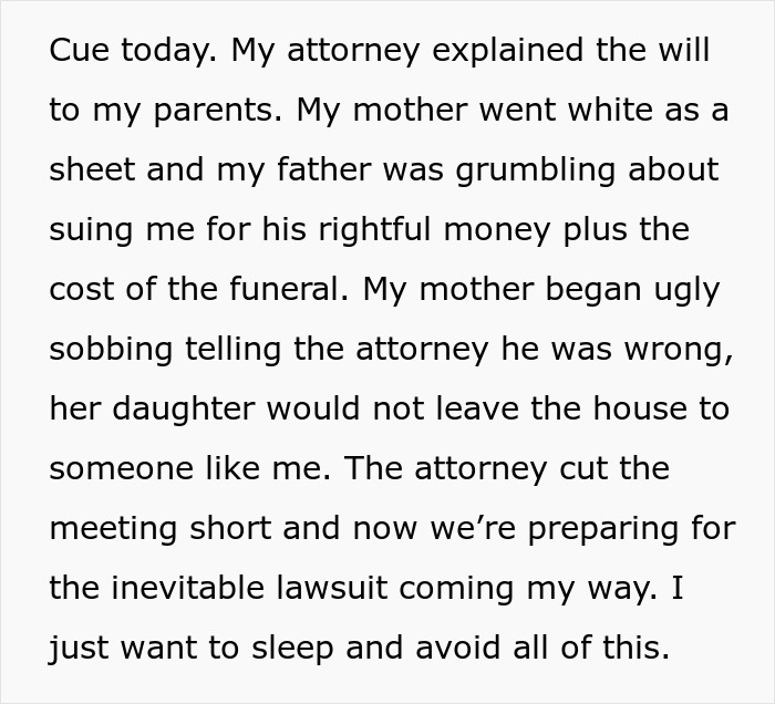 Parents Sue Second Child After First-Born Dies Without Leaving Them Anything Parents Sue Second Child After First-Born Dies Without Leaving Them Anything