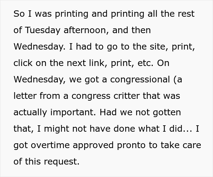 "Print Out The Internet? Yes Ma'am": Employee Shows Boss Just How Stupid Her Request Is By Following It To The Letter "Print Out The Internet? Yes Ma'am": Employee Shows Boss Just How Stupid Her Request Is By Following It To The Letter