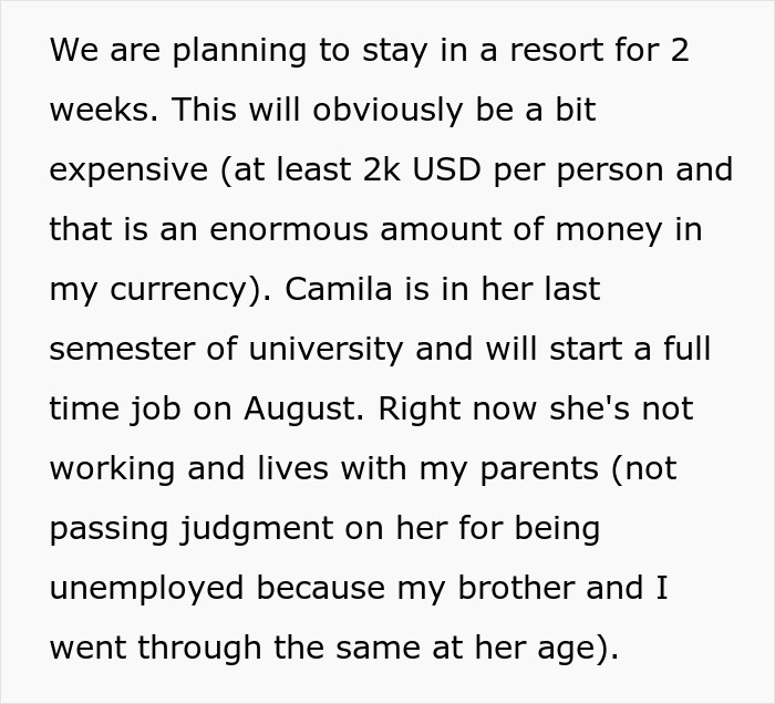 “AITA For Not Paying For My Sister's Vacation Because She Won't Agree To Babysit?” “AITA For Not Paying For My Sister's Vacation Because She Won't Agree To Babysit?”