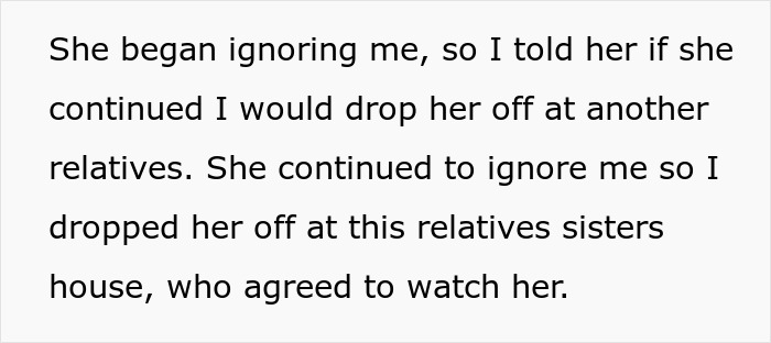 21 Y.O. Professional Babysitter Gets Manipulated Into Changing The Price ‘For Family’, Drops The Child At Another Relative's 21 Y.O. Professional Babysitter Gets Manipulated Into Changing The Price ‘For Family’, Drops The Child At Another Relative's