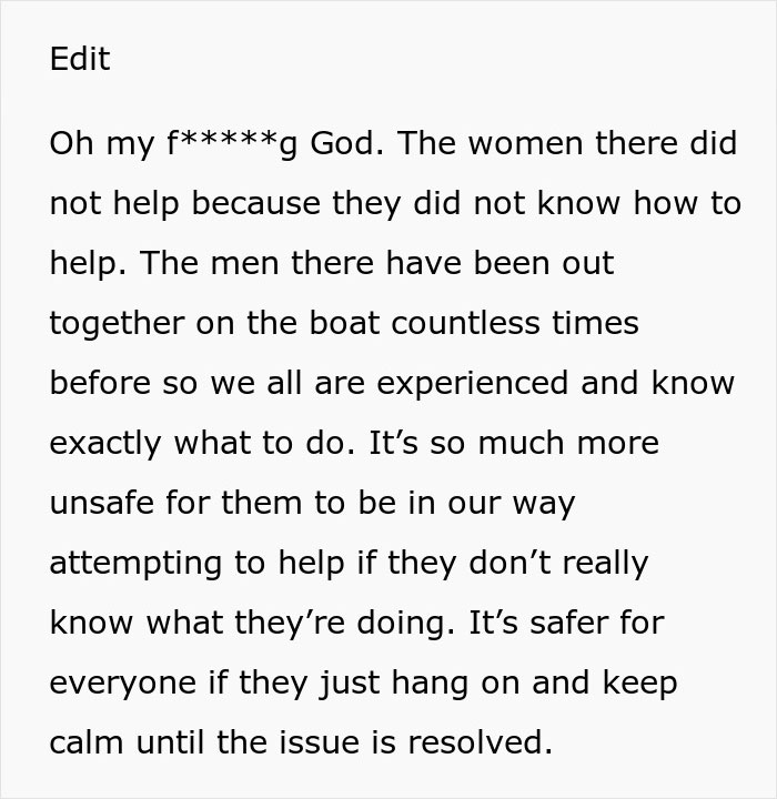 "She Has The Survival Instinct Of A Panda Raised In Captivity": Guy Reprimands Fiancée After She Panics In A Dangerous Situation "She Has The Survival Instinct Of A Panda Raised In Captivity": Guy Reprimands Fiancée After She Panics In A Dangerous Situation