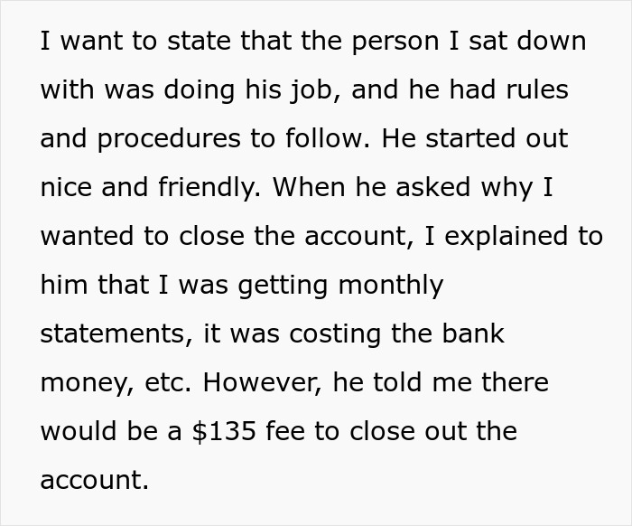 Customer Comes Up With A Simple Yet Genius Revenge Plan After Bank Doesn't Let Them Close Their Account For Free