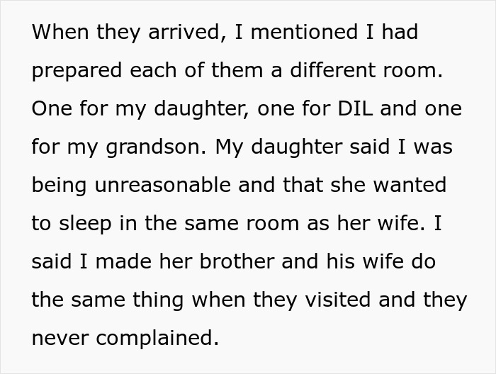 Woman Wonders If She Is A Jerk For Making Her Daughter Sleep Separately From Her Wife Woman Wonders If She Is A Jerk For Making Her Daughter Sleep Separately From Her Wife
