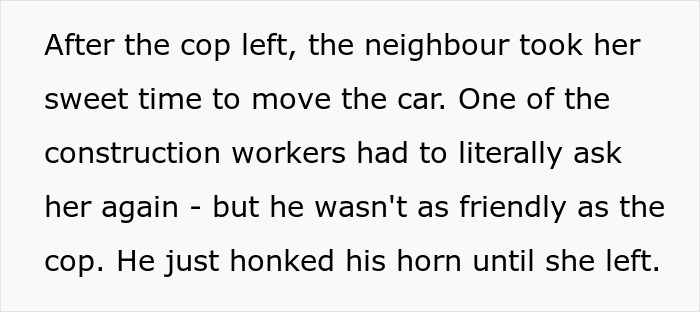 Neighbors Keep Parking In This Person’s Specially Reserved Spot, They Lose Patience And Call The Cops Neighbors Keep Parking In This Person’s Specially Reserved Spot, They Lose Patience And Call The Cops