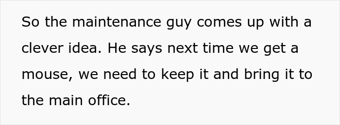 Maintenance Asks Tenant To Provide “Proof” Of Mouse Infestation By Bringing What They Catch To The Main Office, They Maliciously Comply Maintenance Asks Tenant To Provide “Proof” Of Mouse Infestation By Bringing What They Catch To The Main Office, They Maliciously Comply
