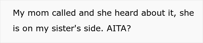“Am I The Jerk For Telling My Sister She Is Too Heavy And Lazy To Watch My Kid?”