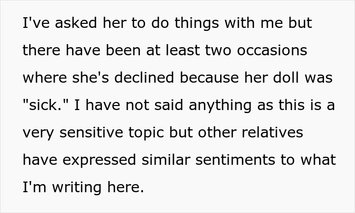 Woman Thinks Her Sister Is Coping With The Loss Of Her Baby In A Creepy And Unhealthy Way, Asks If She Would Be A Jerk To Break It To Her Woman Thinks Her Sister Is Coping With The Loss Of Her Baby In A Creepy And Unhealthy Way, Asks If She Would Be A Jerk To Break It To Her