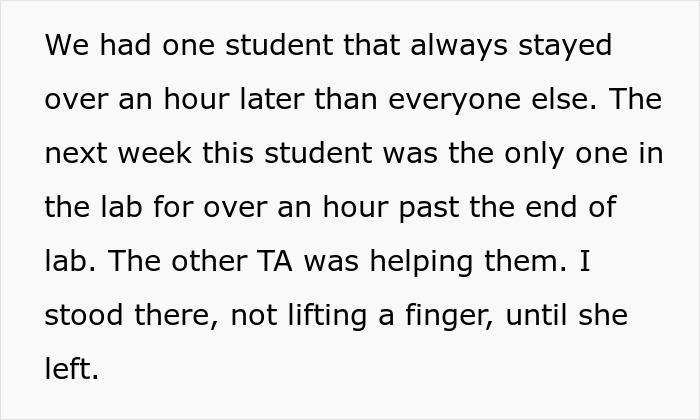 Professor Abuses Assistant's Time, Is Shocked When Their Overtime Runs Out And Things Hit The Fan Professor Abuses Assistant's Time, Is Shocked When Their Overtime Runs Out And Things Hit The Fan