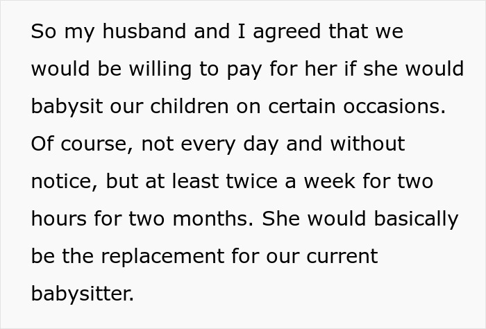 “AITA For Not Paying For My Sister's Vacation Because She Won't Agree To Babysit?” “AITA For Not Paying For My Sister's Vacation Because She Won't Agree To Babysit?”