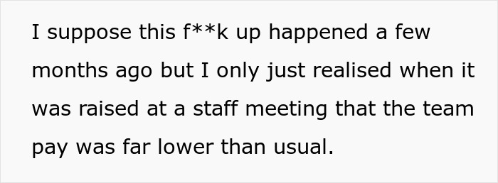 Person Tells How They Messed Up At Work By Doing The Job 5 Times Faster Than The Previous Employee