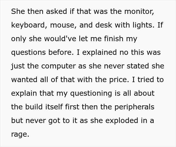 “She Exploded In A Rage”: PC Guru Is Left Dealing With Karen Over Her Son’s $2,000 Birthday Gift, Until Her Husband Gets Involved “She Exploded In A Rage”: PC Guru Is Left Dealing With Karen Over Her Son’s $2,000 Birthday Gift, Until Her Husband Gets Involved