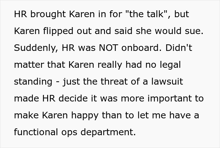 "She Told Me She Was Going To Report Me To HR - For A Company I No Longer Worked For": "Karen" Loses Her Mind After She Actually Had To Do Her Job After Months Of Slacking Off