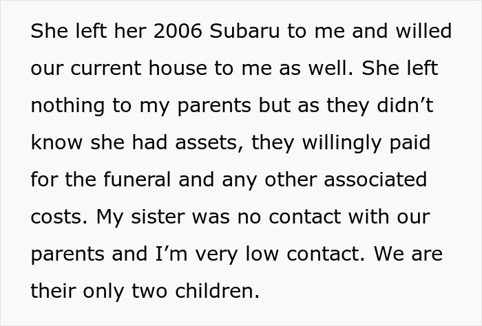 Parents Sue Second Child After First-Born Dies Without Leaving Them Anything Parents Sue Second Child After First-Born Dies Without Leaving Them Anything