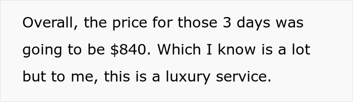 "The Price For Those 3 Days Was Going To Be $840": Babysitter Asks Parents To Still Pay Her For Her Service When They Cancel Last Minute "The Price For Those 3 Days Was Going To Be $840": Babysitter Asks Parents To Still Pay Her For Her Service When They Cancel Last Minute