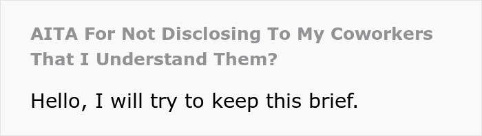 Workplace Drama Arises After Mexican Workers Mistakenly Assume Their New Coworker Doesn't Understand Spanish, Start Badmouthing Her Workplace Drama Arises After Mexican Workers Mistakenly Assume Their New Coworker Doesn't Understand Spanish, Start Badmouthing Her