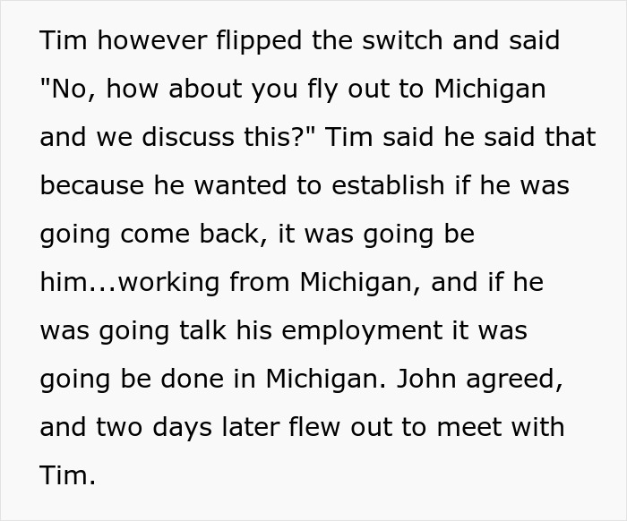 Boss Tells Senior Programmer To Move Back To NYC For Work, So He Quits, And The Company Quickly Realizes How Essential He Was Boss Tells Senior Programmer To Move Back To NYC For Work, So He Quits, And The Company Quickly Realizes How Essential He Was