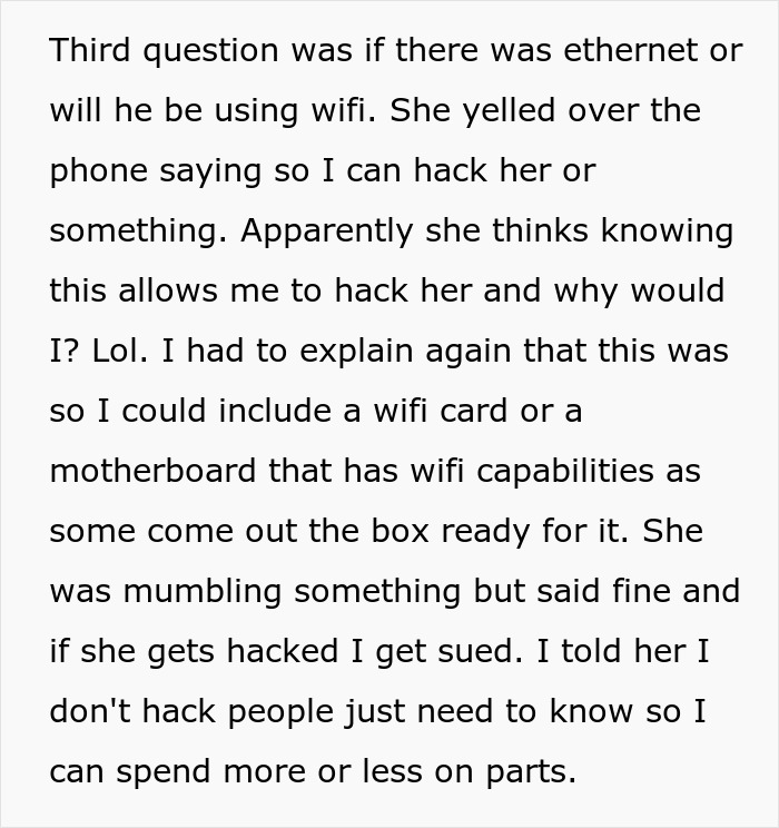 “She Exploded In A Rage”: PC Guru Is Left Dealing With Karen Over Her Son’s $2,000 Birthday Gift, Until Her Husband Gets Involved “She Exploded In A Rage”: PC Guru Is Left Dealing With Karen Over Her Son’s $2,000 Birthday Gift, Until Her Husband Gets Involved