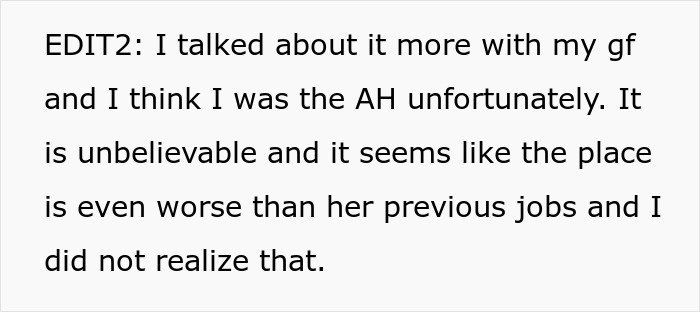 Guy Challenges His GF's Claims About Sexism At Work, Gets An Eye-Opening Reality Check Guy Challenges His GF's Claims About Sexism At Work, Gets An Eye-Opening Reality Check