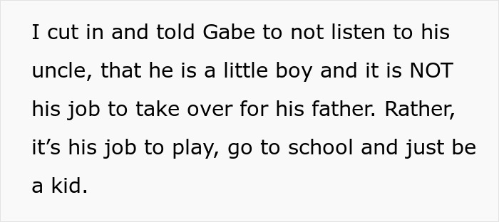 10 Y.O. Is Defended By His Mother Against Relative’s Inappropriate Parentification Attempts 10 Y.O. Is Defended By His Mother Against Relative’s Inappropriate Parentification Attempts