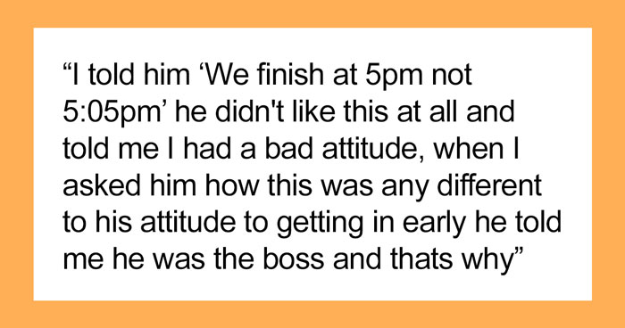 Boss Stops Being Flexible With Employee, They Do The Same And Just Drop All Their Work The Minute It Ends No Matter What