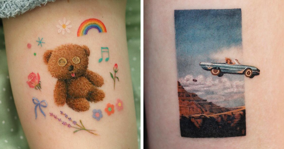 100 Watercolor Tattoo Ideas So Beautiful, You'll Want To Steal Them | Bored  Panda