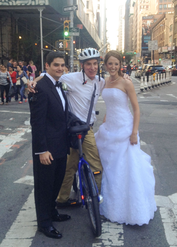 Taking Wedding Pictures When We Run Into This Guy (Bill Nye)