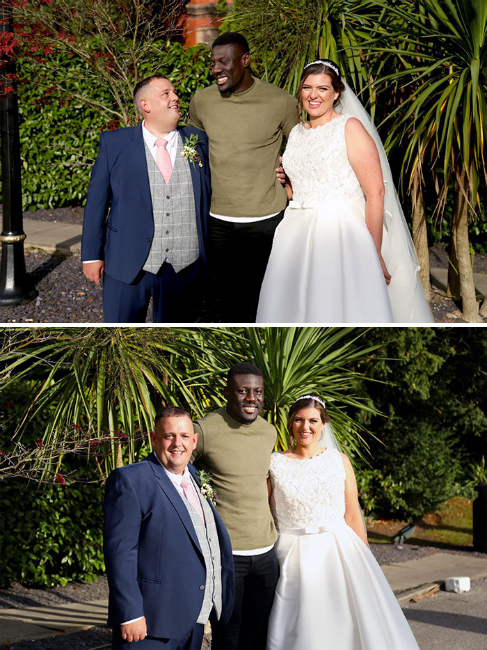 Find Someone Who Looks At You The Way I Look At Bambo Diaby On My Wedding Day When The Main Man "Crashed" Our Wedding