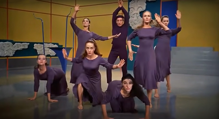 Group dance from White Christmas