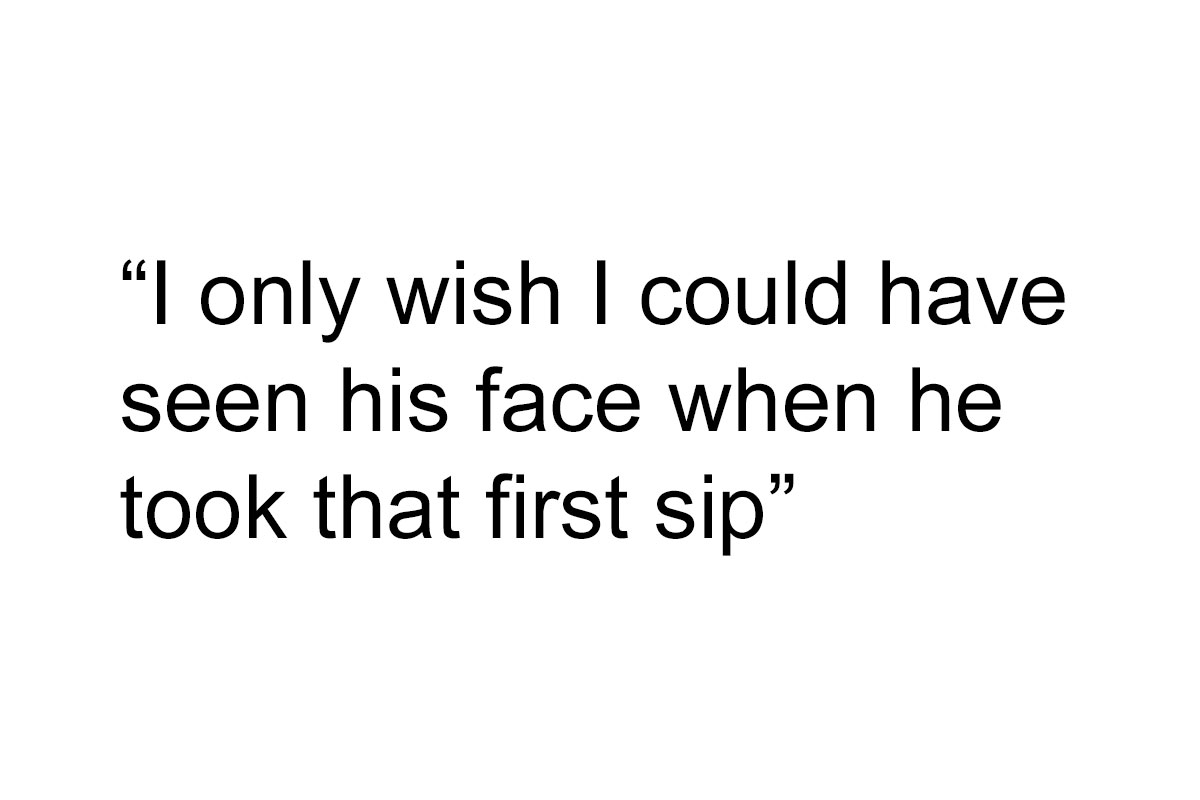 “Did I Stutter?” Rude Biker Orders A Special Drink Without Listening