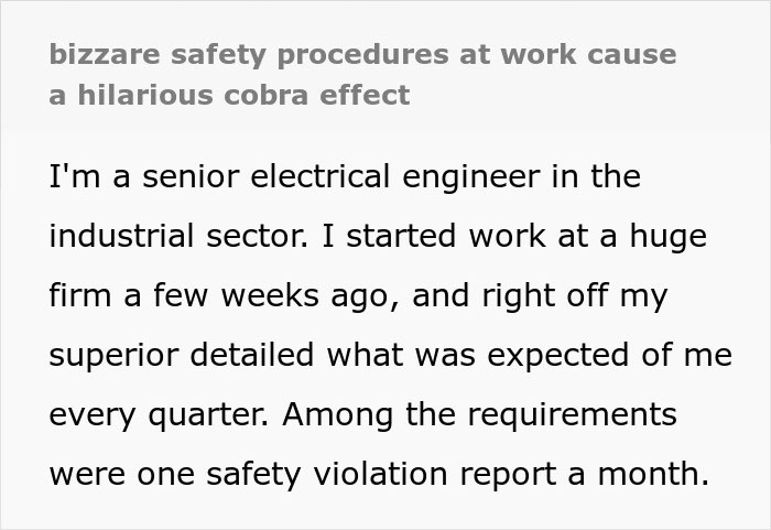 "Cabinet Door Was Left Open In Room": Employees Keep Reporting Ridiculous Safety Violations, This Guy Figures Out Why