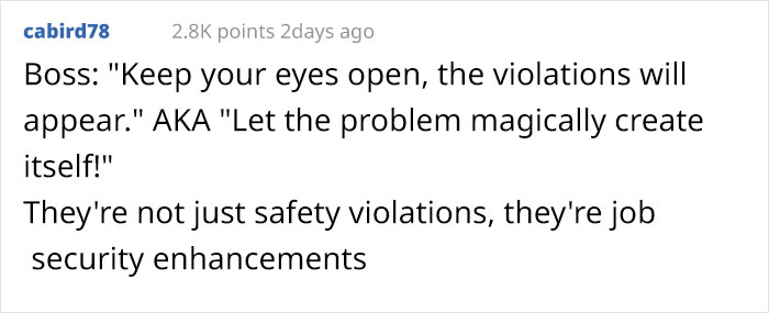"Cabinet Door Was Left Open In Room": Employees Keep Reporting Ridiculous Safety Violations, This Guy Figures Out Why