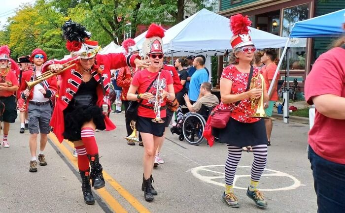 That's Me On The Left. Forward! Marching Band Forever, Baby!