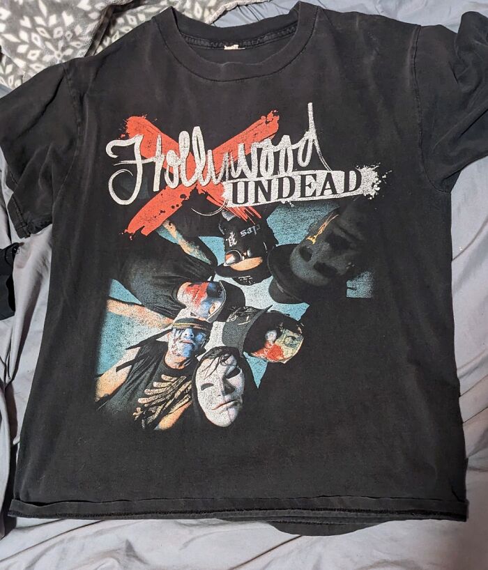 My Hollywood Undead Shirt From Like 2008. I Proudly Wore It To My First Viewing Of Them In 2018