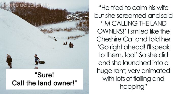 “Sure! Call The Land Owner!”: ‘Karen’ Wants To Get Rid Of 13 Y.O. From Snowboarding Slope, Appeals To The Owners And Gets Banned Herself