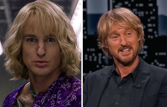 Owen Wilson At 32 And At 54 Years Old
