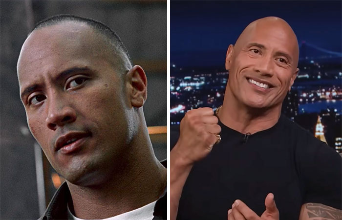 Dwayne "The Rock" Johnson At 31 And At 50 Years Old