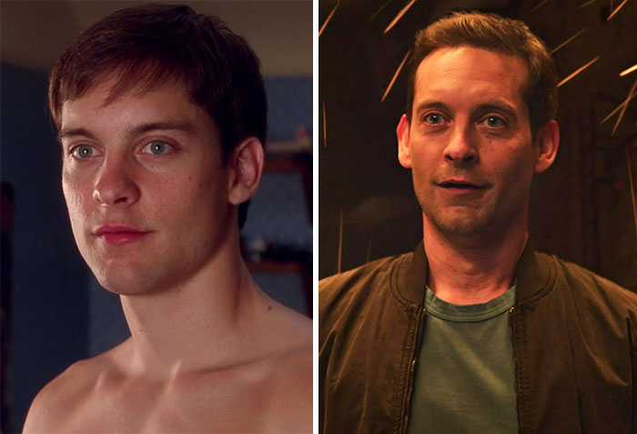 Tobey Maguire At 26 And At 45 Years Old