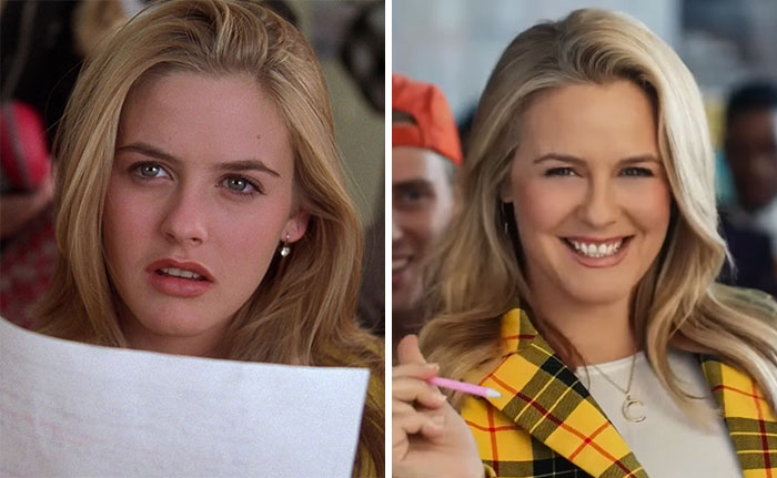 Alicia Silverstone At 18 And At 46 Years Old