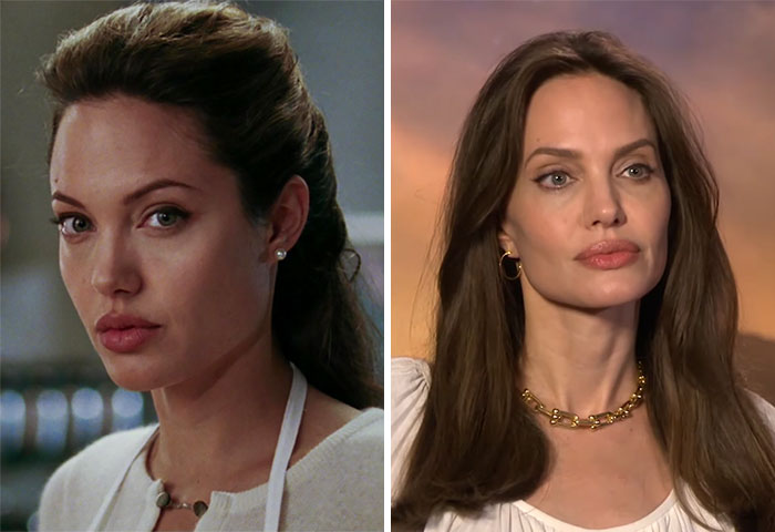 Angelina Jolie At 29 And At 46 Years Old