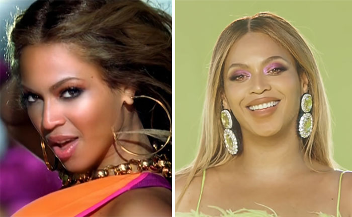 Beyonce At 21 And At 40 Years Old