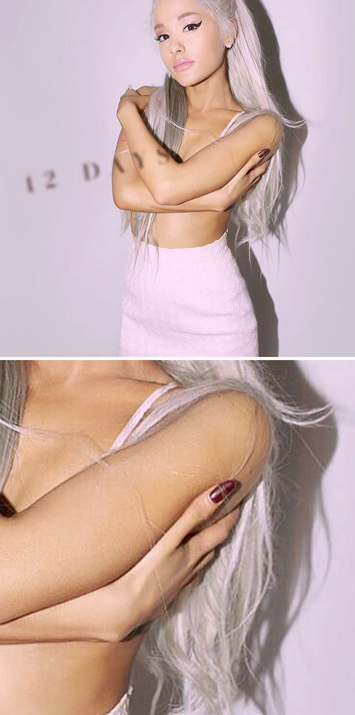 Ariana Grande And Her Long Thumb/Hand