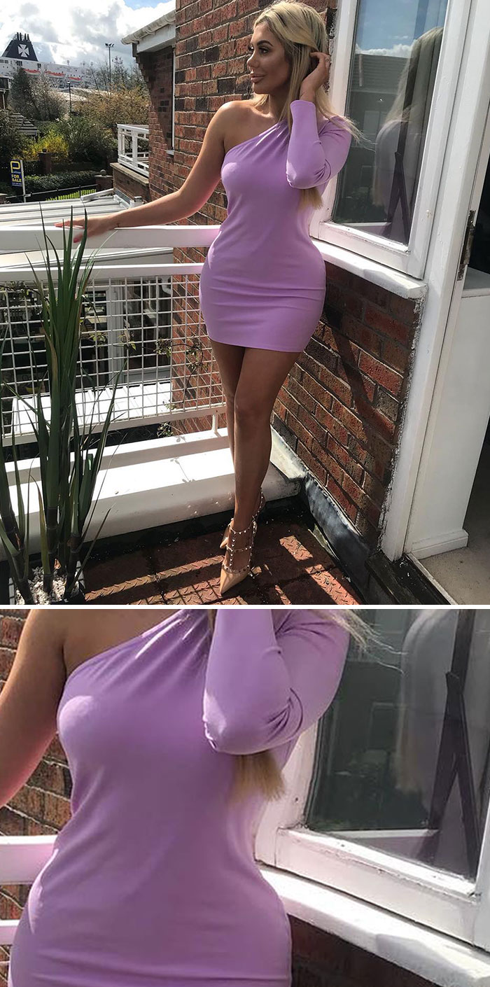 Chloe Ferry Was Called Out For Editing This Photo After People Noticed The Window Frame Behind Her