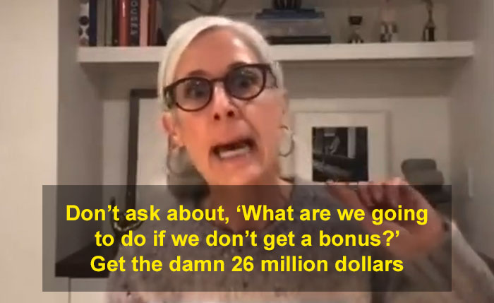 CEO Might Cancel Employee Bonuses While Keeping $3.9 Million For Herself, Gives This Completely Tone-Deaf Speech On Zoom
