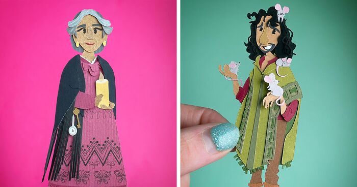 I Made A Series Of Paper Art Featuring Encanto Characters (21 Pics)