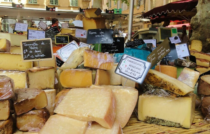 a lot of kinds of cheese on the market
