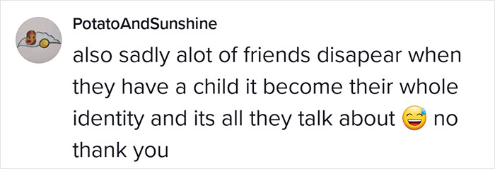 Woman Who Doesn’t Have Kids Gets Slammed By Parents After Revealing She Prefers To Be Friends With People Who Have A Similar Lifestyle Woman Who Doesn’t Have Kids Gets Slammed By Parents After Revealing She Prefers To Be Friends With People Who Have A Similar Lifestyle