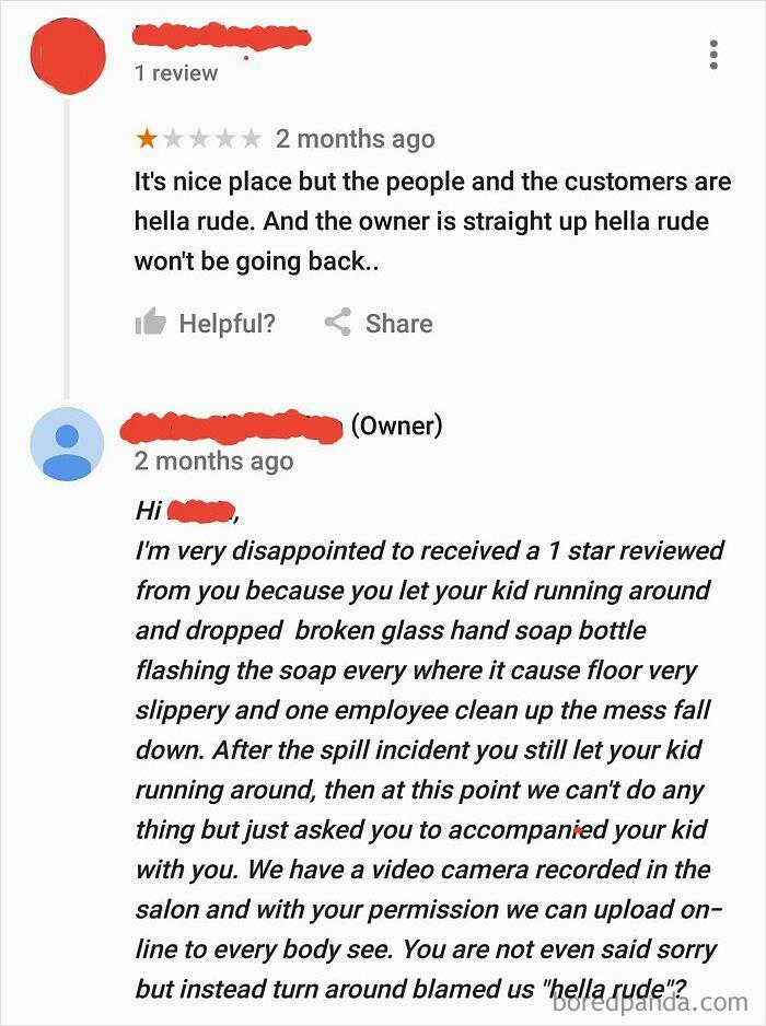 A Nail Salon Owner Responds To A 1 Star Review