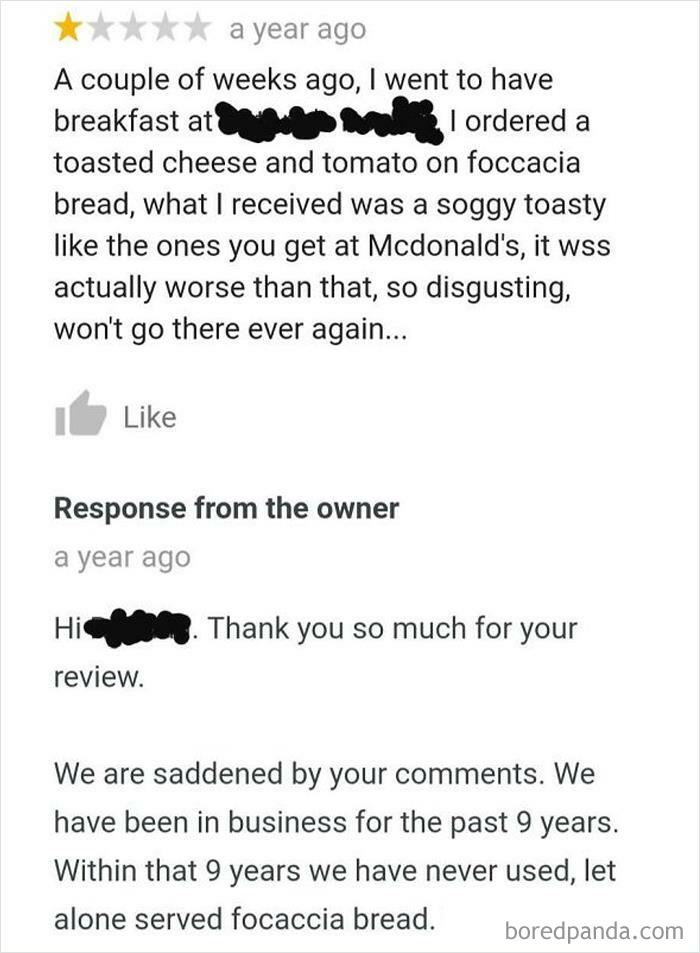 Leaving An Incorrect Negative Review