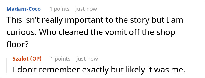 Employee Gets Sweet Revenge On A Manager Who Splashed Windshield Washer Fluid On Their Arm As A Joke Employee Gets Sweet Revenge On A Manager Who Splashed Windshield Washer Fluid On Their Arm As A Joke
