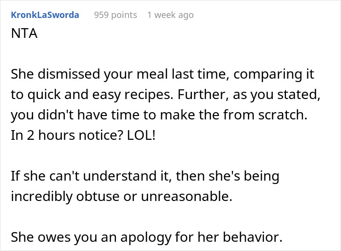 Woman Mocks GF’s Signature Lasagna, Gets Insulted After She Serves Her A Premade One The Next Time Woman Mocks GF’s Signature Lasagna, Gets Insulted After She Serves Her A Premade One The Next Time